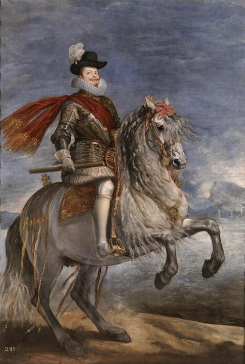 Diego Velazquez Philip III on Horseback (df01) France oil painting art